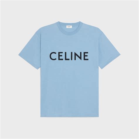celine t shirt mens blue